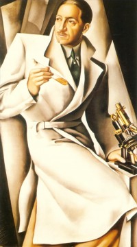 Tamara de Lempicka œuvres - portrait du dr boucard 1929 contemporain Tamara de Lempicka